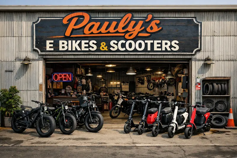 Pauly E Bikes and Scooters storefront