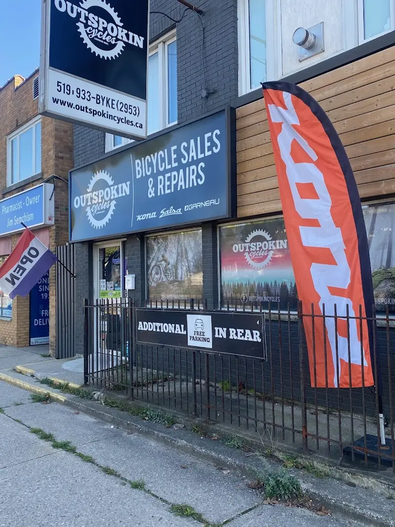 Outspokin Cycles storefront