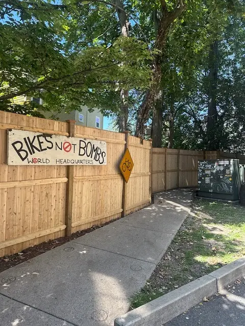 Bikes Not Bombs Hub & Bike Shop storefront