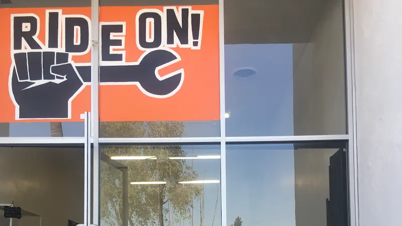 Ride On! Bike Shop/Co-Op storefront