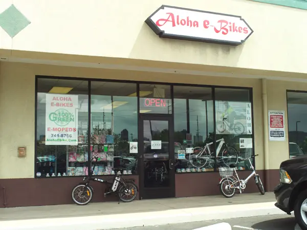 Aloha E-Bikes storefront