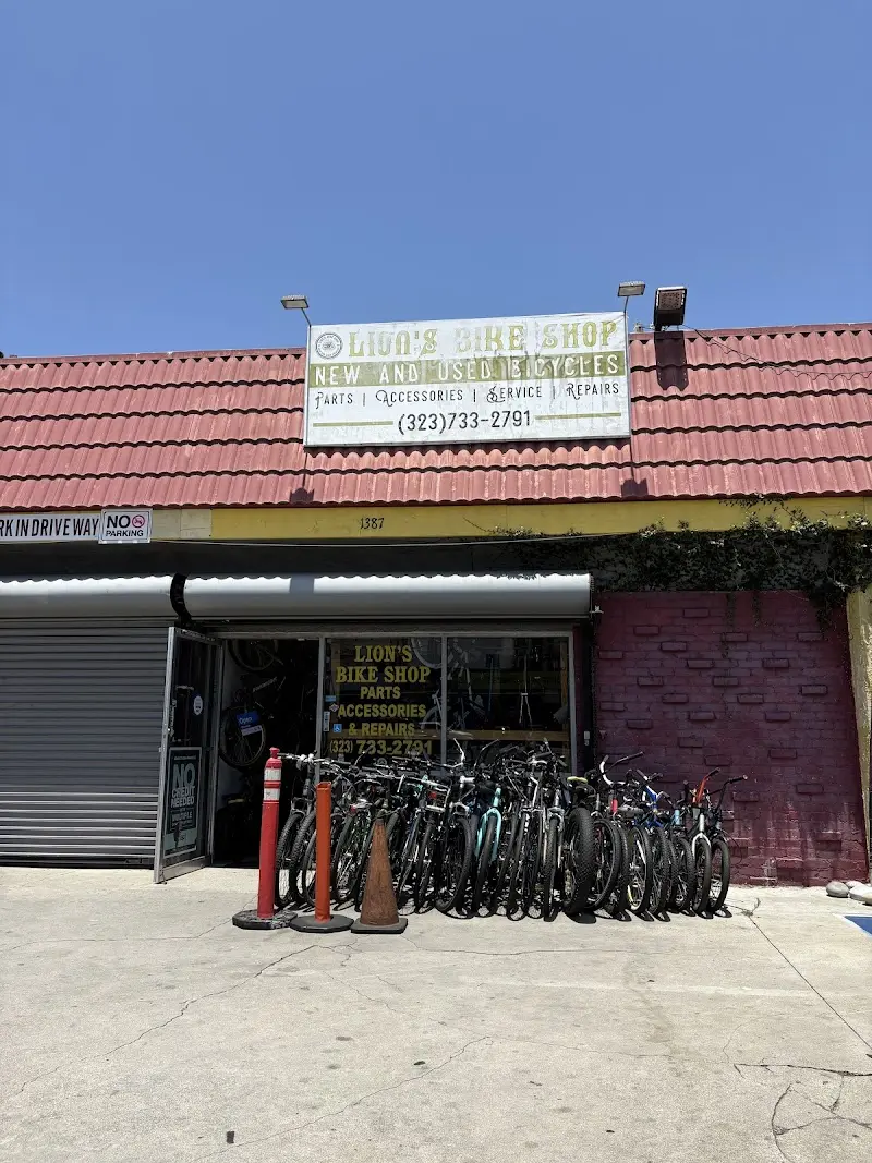 Lion's Bike Shop storefront