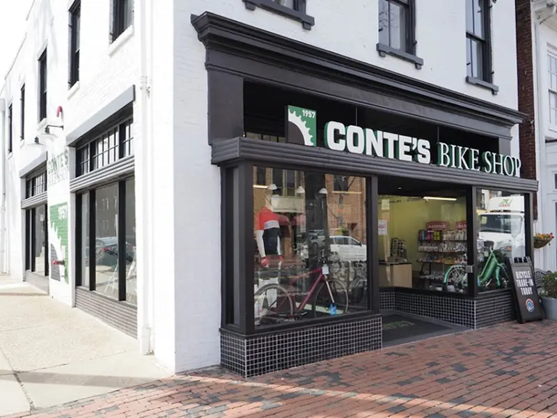 Conte's Bike Shop storefront