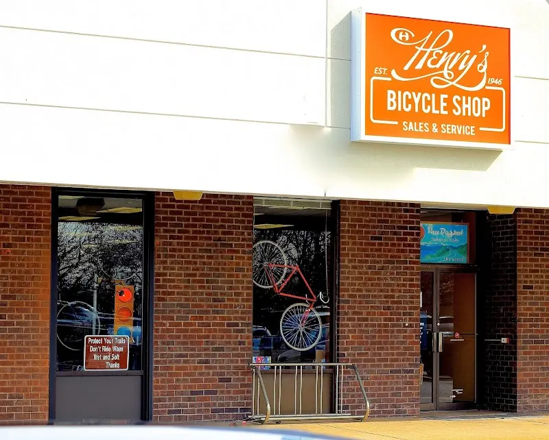 Henry's Bicycle Shop storefront