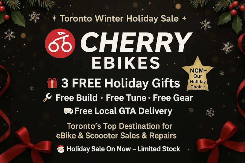 Cherry Ebikes Toronto storefront