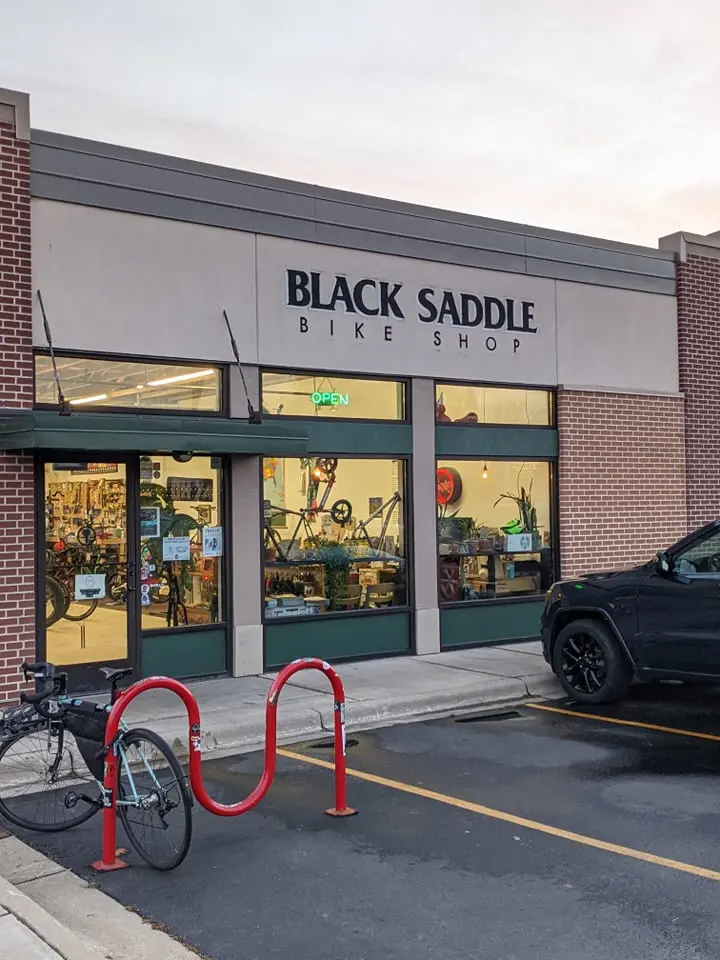 Black Saddle Bike Shop storefront
