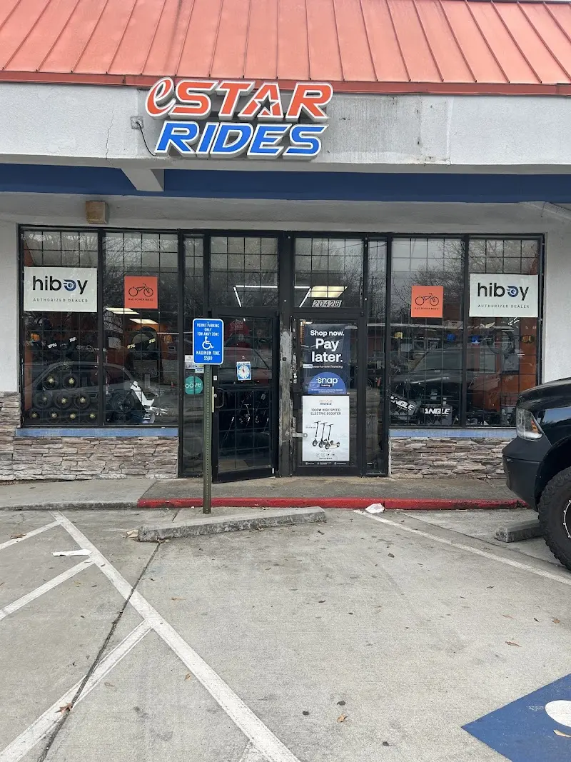 eStar Rides | E-Bikes & E-Scooters Sales and Repair in Atlanta storefront