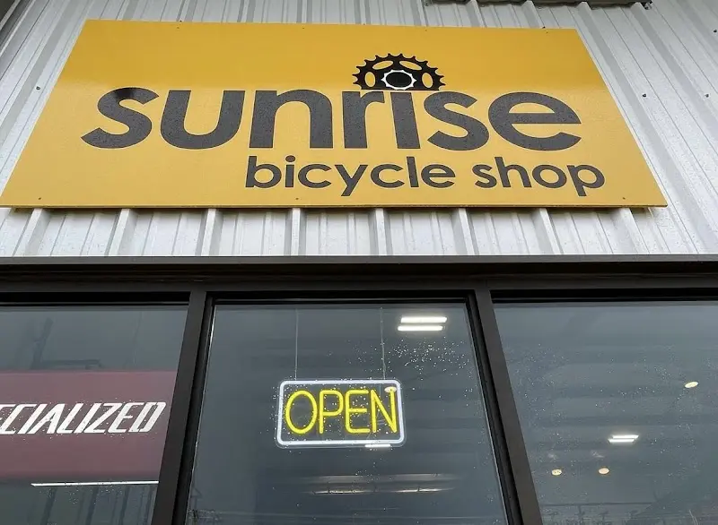 Sunrise Bicycle Shop storefront