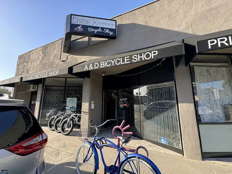 A & D Bicycle Shop storefront