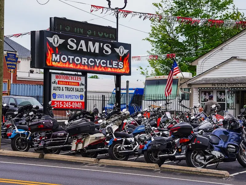 Sam's Motorcycles storefront