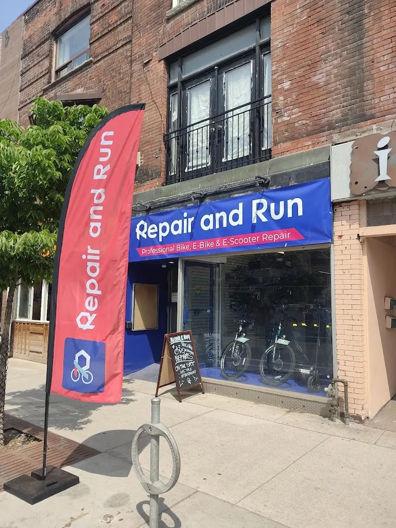 Repair and Run - Bloor St. West storefront