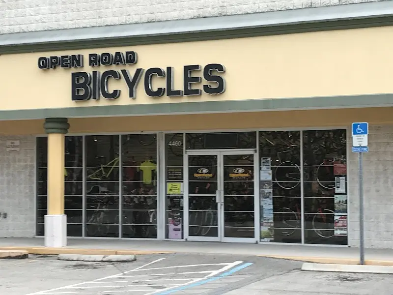 Open Road Bicycles storefront