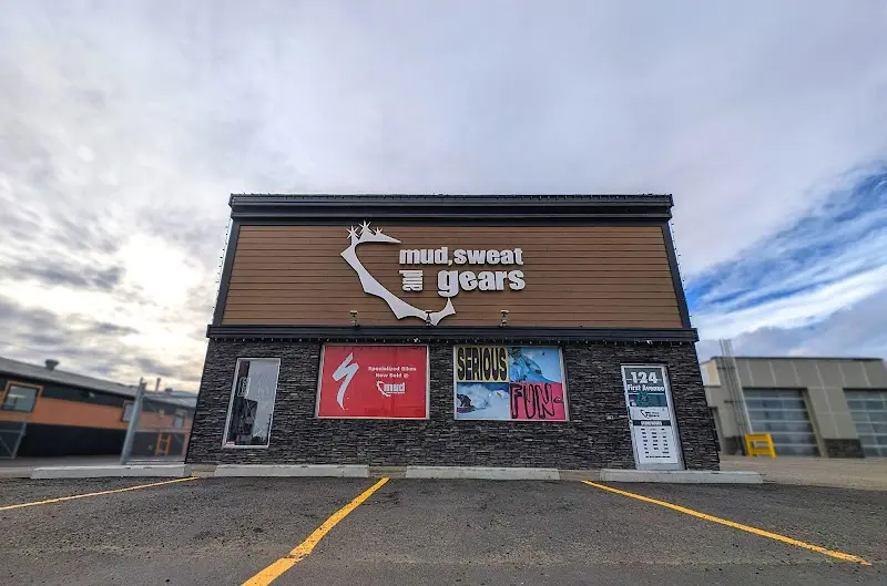 Mud Sweat and Gears Spruce Grove storefront