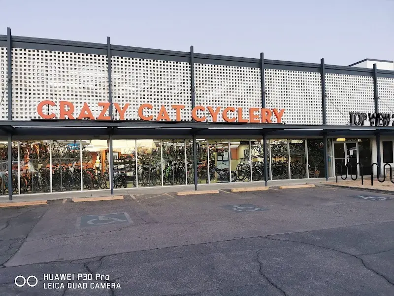 Crazy Cat Cyclery storefront