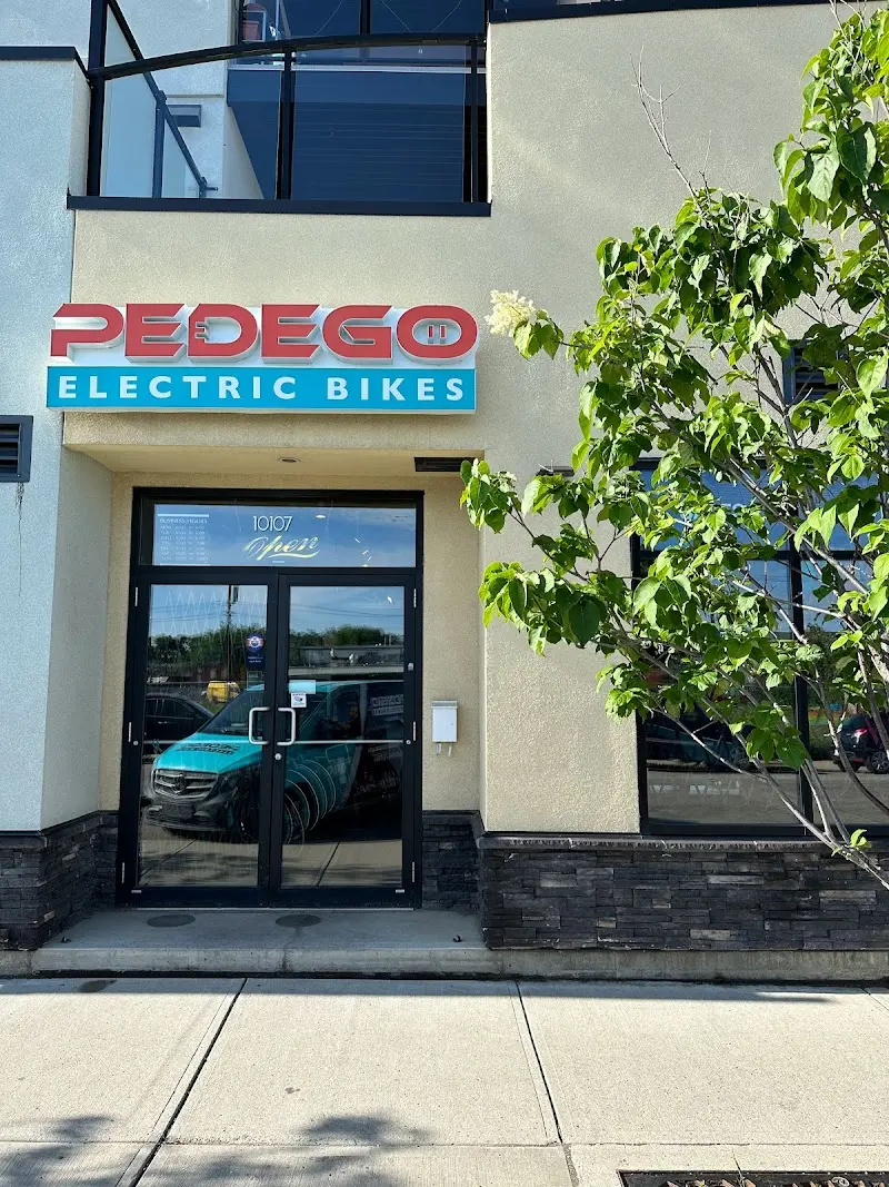 Pedego Electric Bikes Edmonton storefront