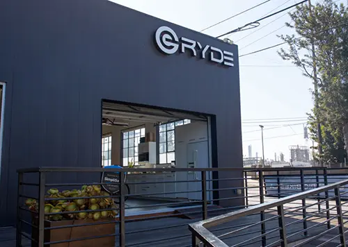 eRYDE storefront