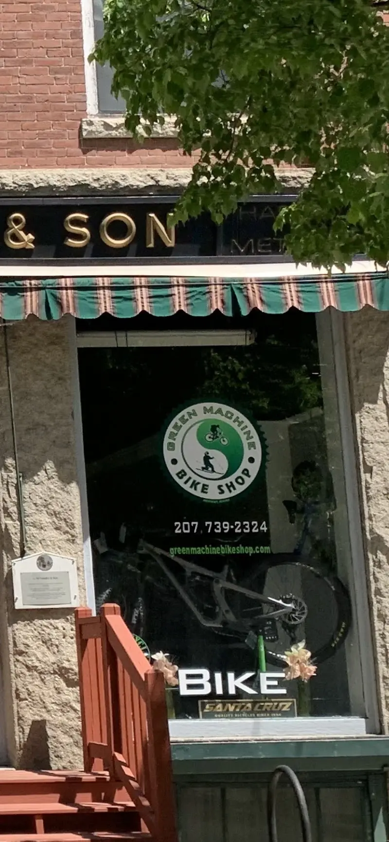 Green Machine Bike Shop storefront