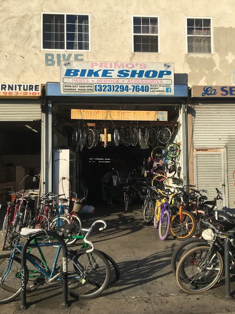 Primo's Bike Shop storefront