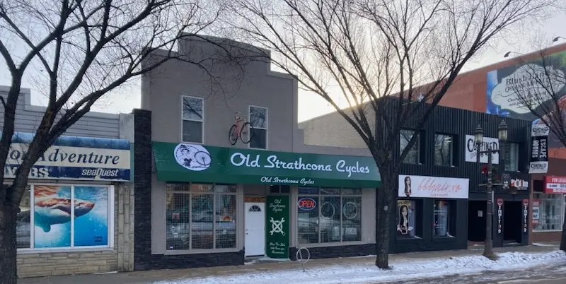 Old Strathcona Cycles storefront