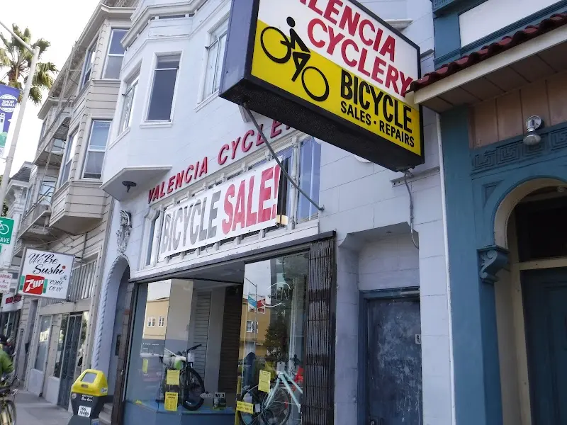 Valencia Cyclery Repair Shop storefront