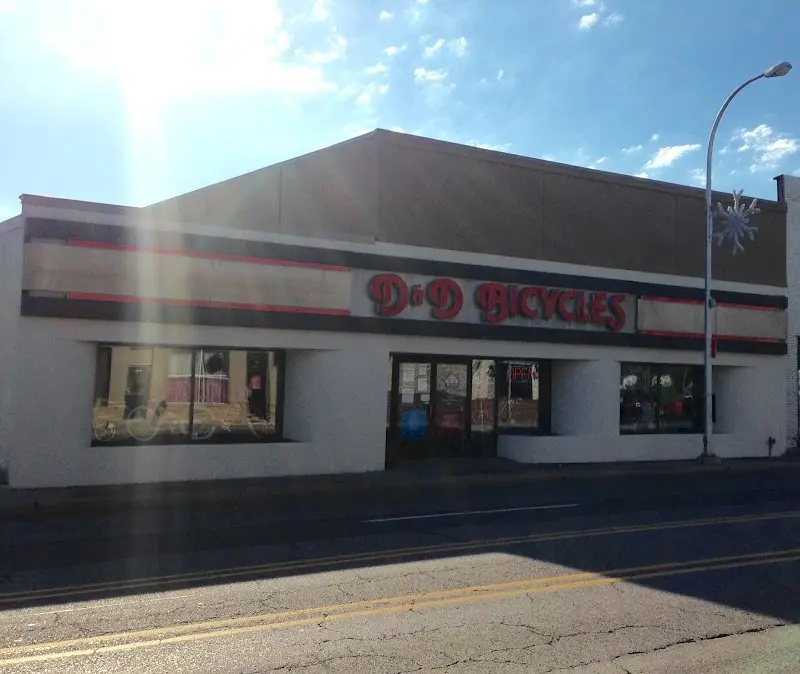 D & D Bicycles storefront
