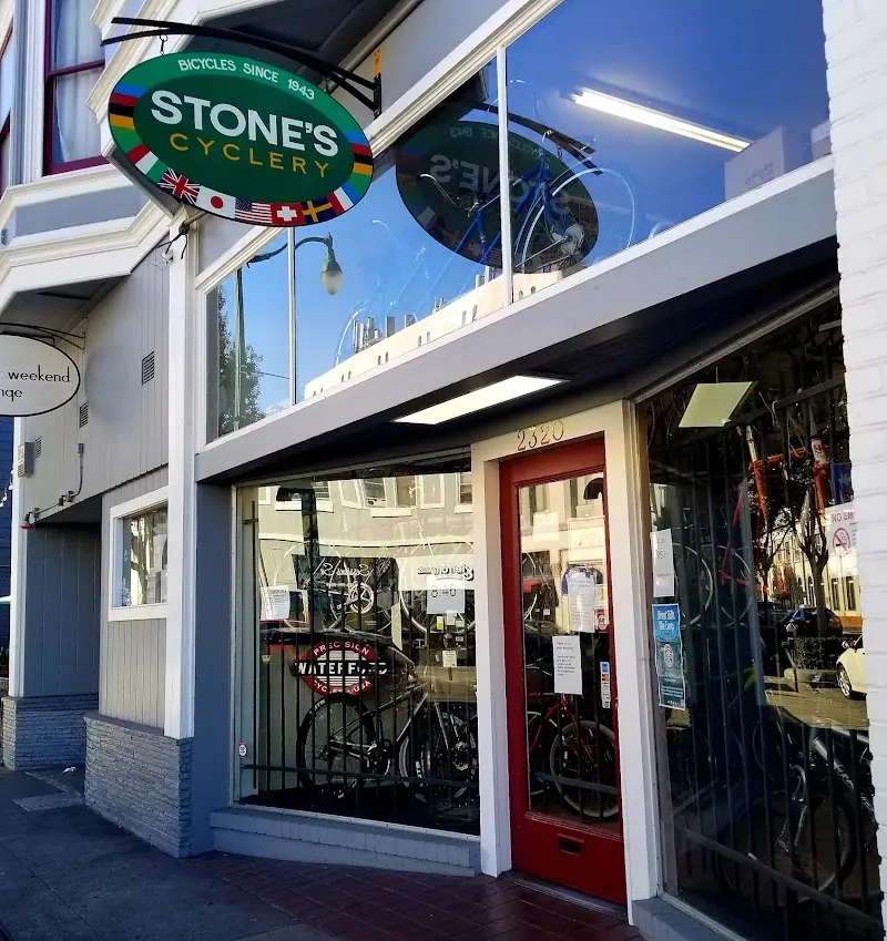 Stone's Cyclery storefront