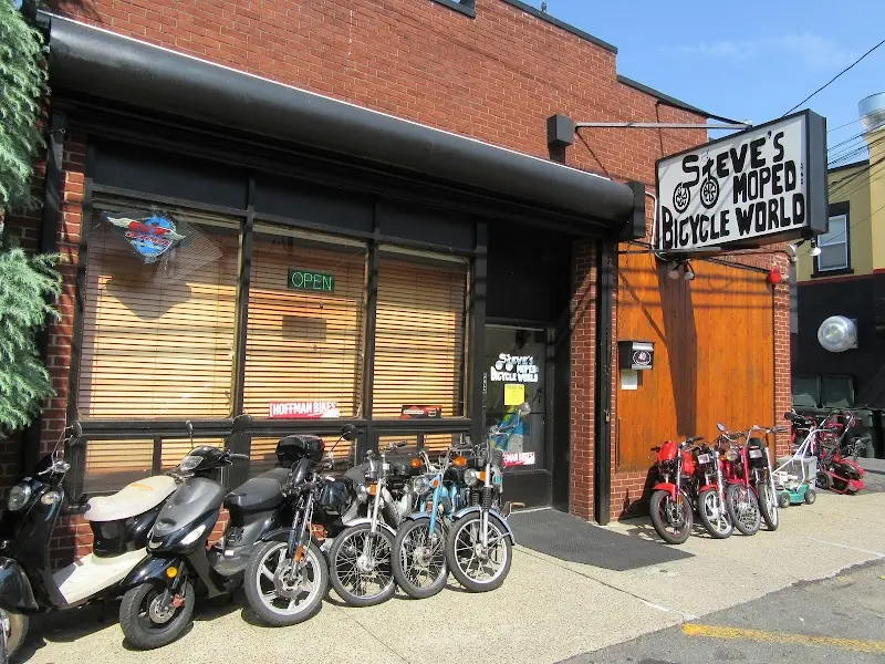Steve's Moped & Bicycle World storefront