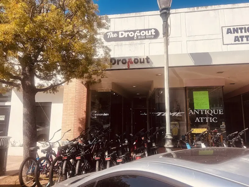 The DropOut Cyclery storefront