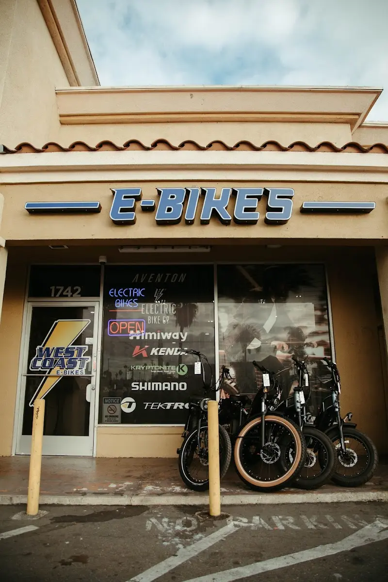 West Coast E-Bikes storefront